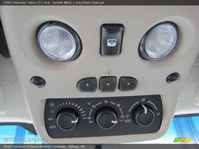 Summit White / Gray/Dark Charcoal 2004 Chevrolet Tahoe Z71 4x4