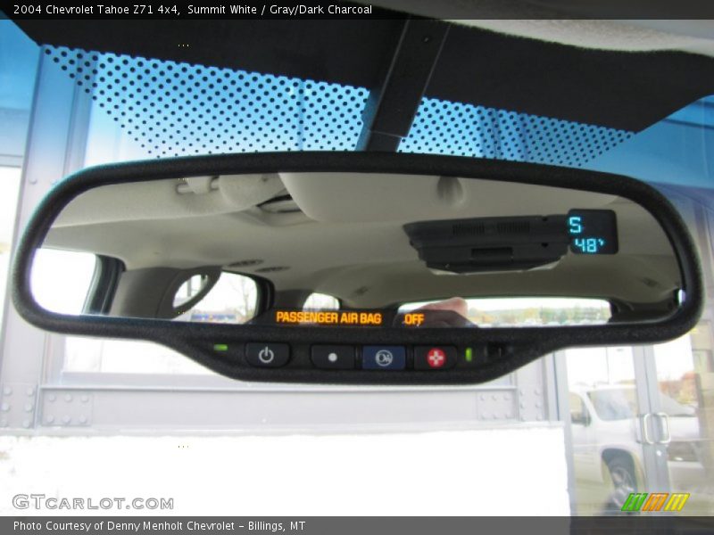 Summit White / Gray/Dark Charcoal 2004 Chevrolet Tahoe Z71 4x4