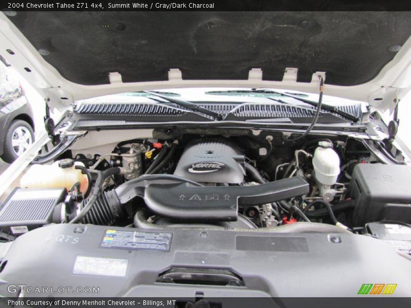 Summit White / Gray/Dark Charcoal 2004 Chevrolet Tahoe Z71 4x4