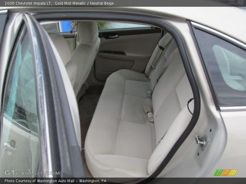 Gold Mist Metallic / Neutral Beige 2008 Chevrolet Impala LT