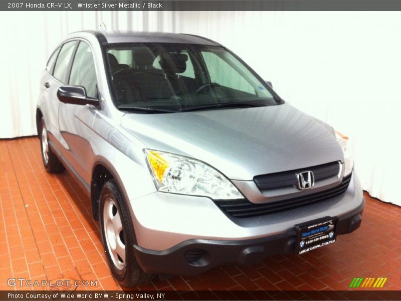 Whistler Silver Metallic / Black 2007 Honda CR-V LX