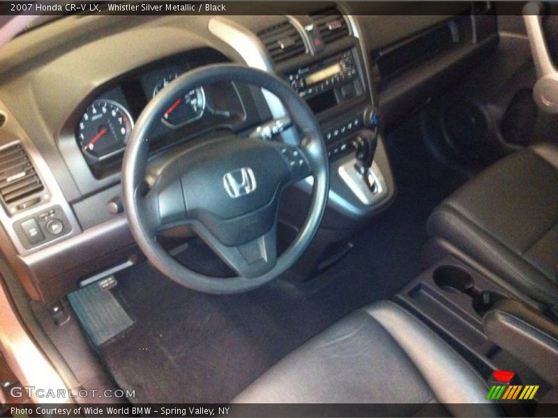 Whistler Silver Metallic / Black 2007 Honda CR-V LX