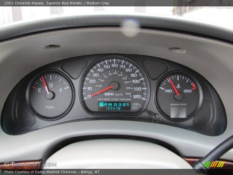  2003 Impala   Gauges