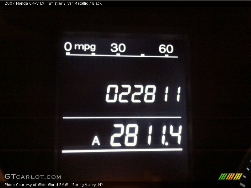 Whistler Silver Metallic / Black 2007 Honda CR-V LX