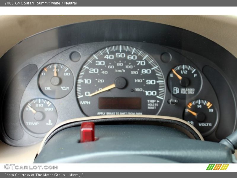  2003 Safari   Gauges