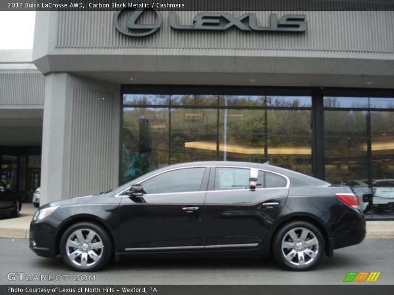 Carbon Black Metallic / Cashmere 2012 Buick LaCrosse AWD