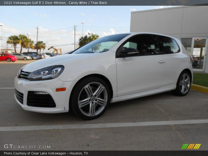 Candy White / Titan Black 2013 Volkswagen Golf R 2 Door 4Motion