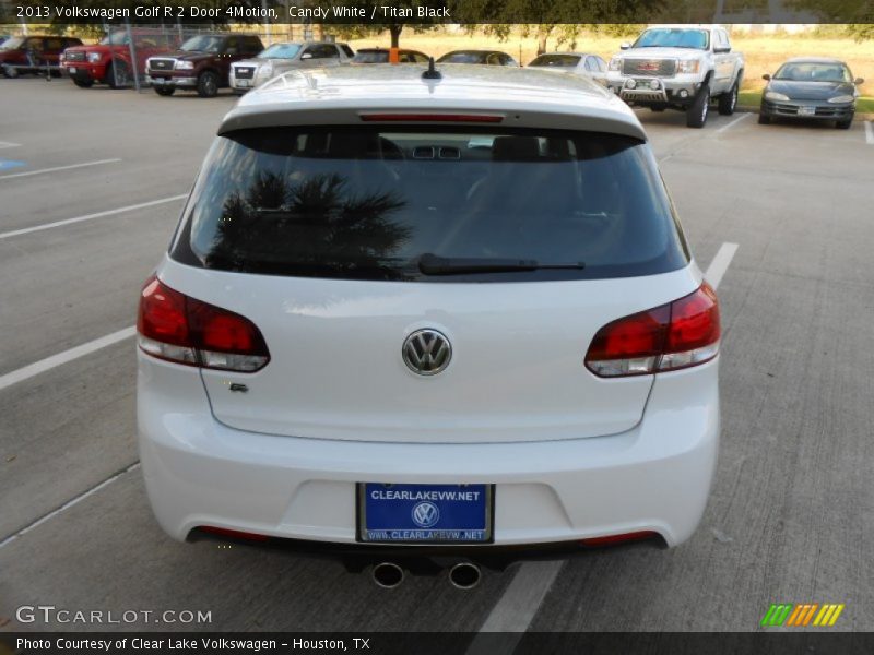 Candy White / Titan Black 2013 Volkswagen Golf R 2 Door 4Motion