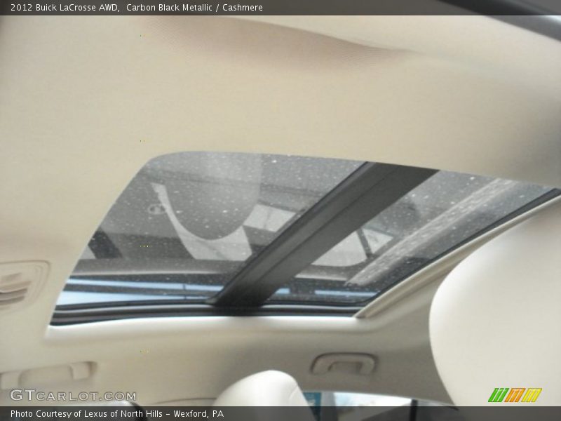 Sunroof of 2012 LaCrosse AWD