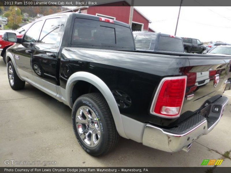 Black / Black 2013 Ram 1500 Laramie Crew Cab 4x4