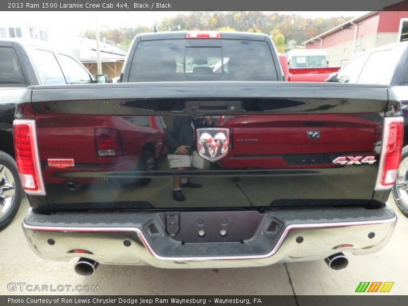 Black / Black 2013 Ram 1500 Laramie Crew Cab 4x4