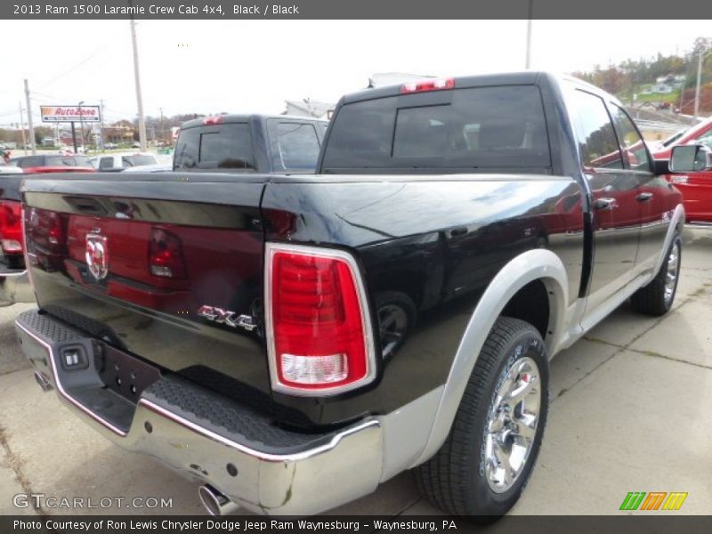 Black / Black 2013 Ram 1500 Laramie Crew Cab 4x4