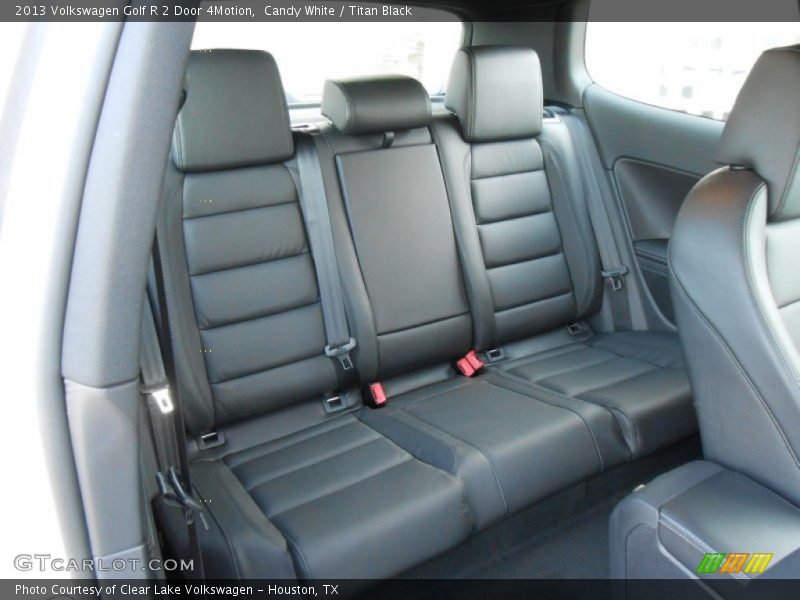 Rear Seat of 2013 Golf R 2 Door 4Motion