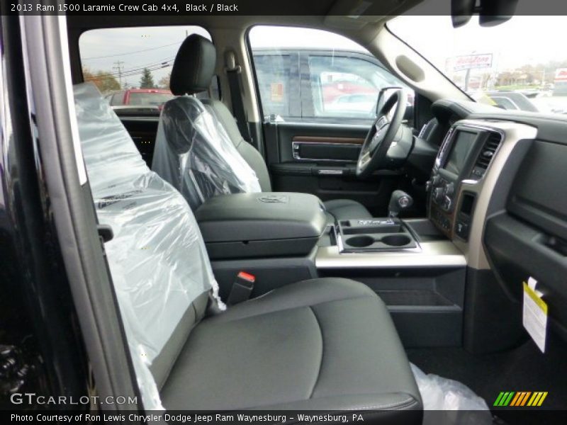 Black / Black 2013 Ram 1500 Laramie Crew Cab 4x4
