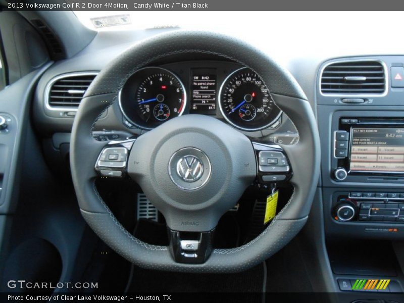  2013 Golf R 2 Door 4Motion Steering Wheel