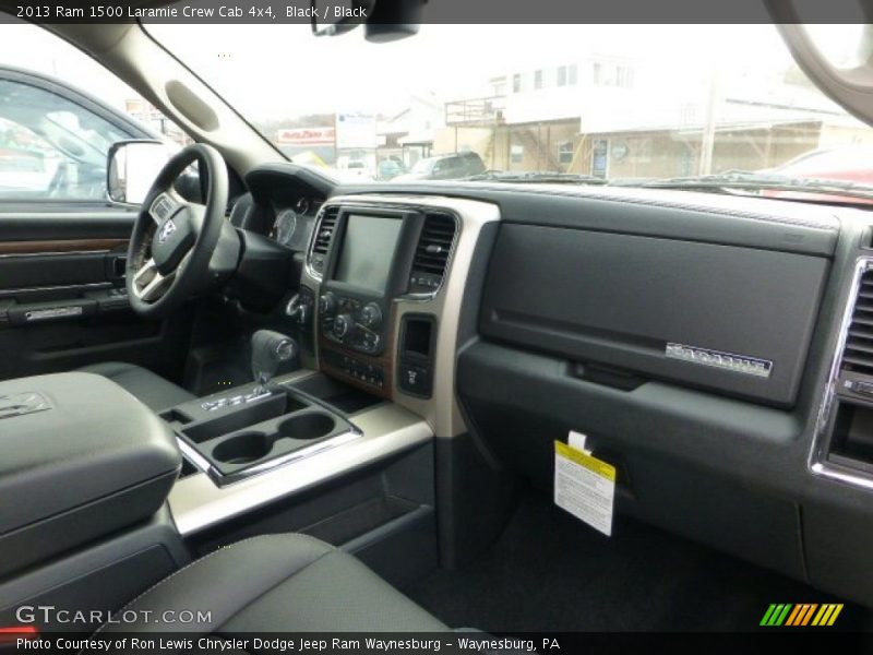 Black / Black 2013 Ram 1500 Laramie Crew Cab 4x4