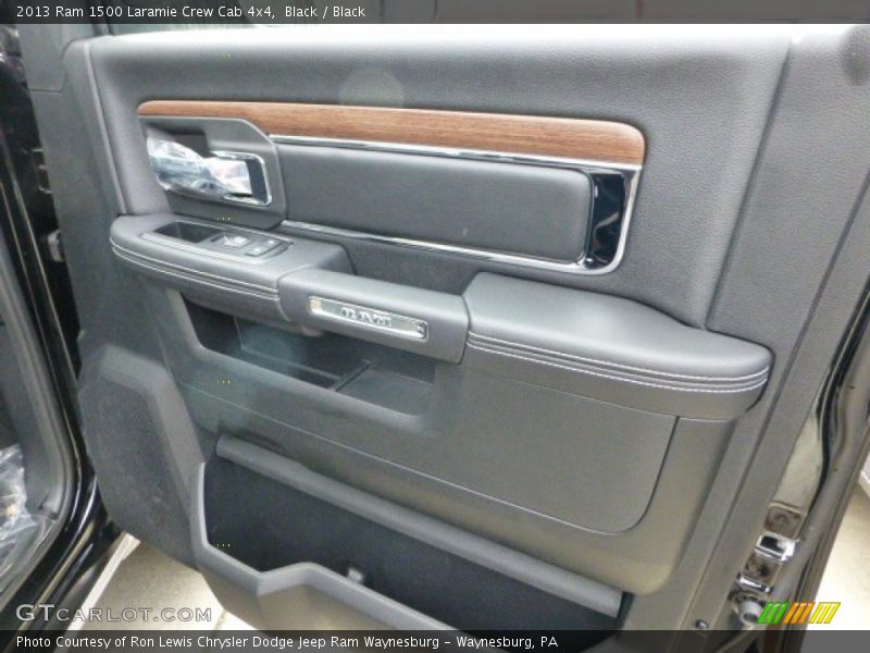 Black / Black 2013 Ram 1500 Laramie Crew Cab 4x4