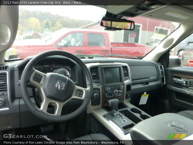 Black / Black 2013 Ram 1500 Laramie Crew Cab 4x4