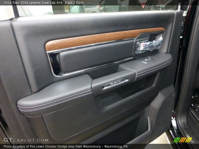 Black / Black 2013 Ram 1500 Laramie Crew Cab 4x4