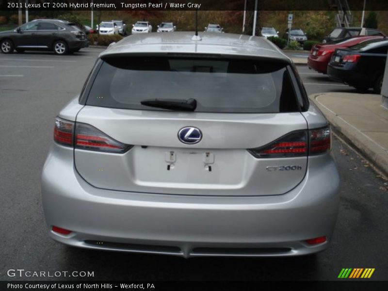 Tungsten Pearl / Water Gray 2011 Lexus CT 200h Hybrid Premium