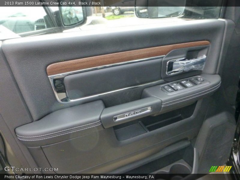 Black / Black 2013 Ram 1500 Laramie Crew Cab 4x4