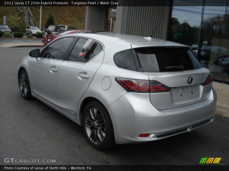 Tungsten Pearl / Water Gray 2011 Lexus CT 200h Hybrid Premium