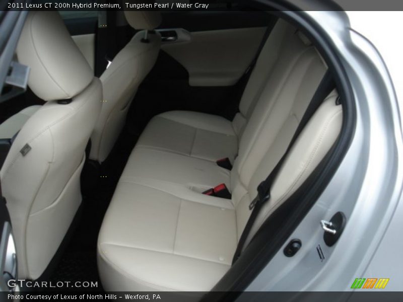 Tungsten Pearl / Water Gray 2011 Lexus CT 200h Hybrid Premium