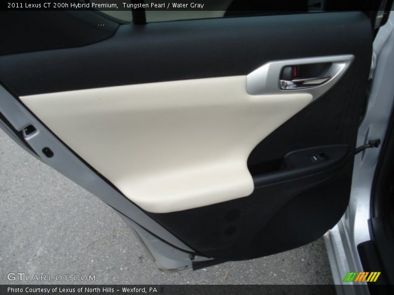 Tungsten Pearl / Water Gray 2011 Lexus CT 200h Hybrid Premium