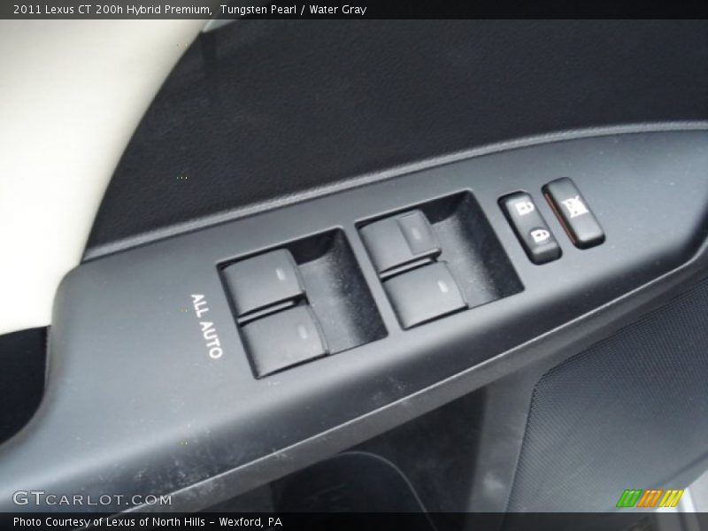 Tungsten Pearl / Water Gray 2011 Lexus CT 200h Hybrid Premium
