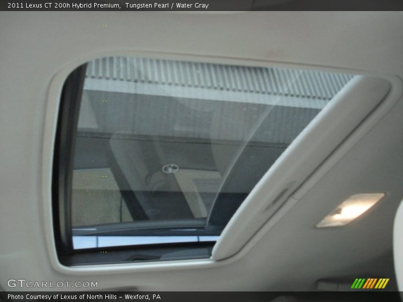 Tungsten Pearl / Water Gray 2011 Lexus CT 200h Hybrid Premium