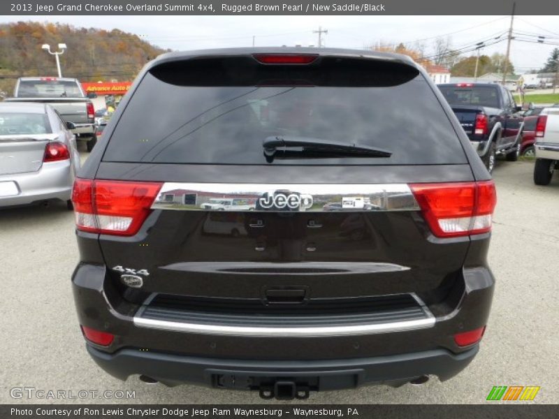 Rugged Brown Pearl / New Saddle/Black 2013 Jeep Grand Cherokee Overland Summit 4x4