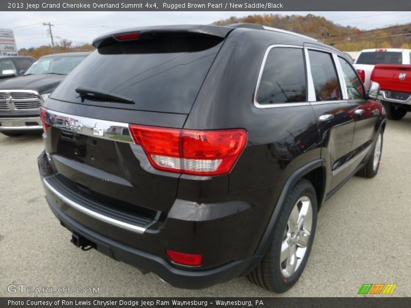 Rugged Brown Pearl / New Saddle/Black 2013 Jeep Grand Cherokee Overland Summit 4x4