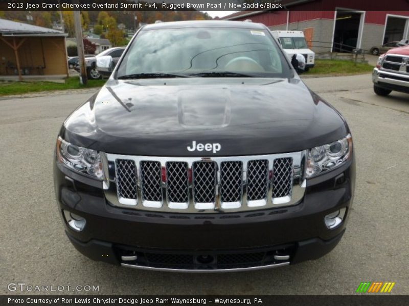 Rugged Brown Pearl / New Saddle/Black 2013 Jeep Grand Cherokee Overland Summit 4x4