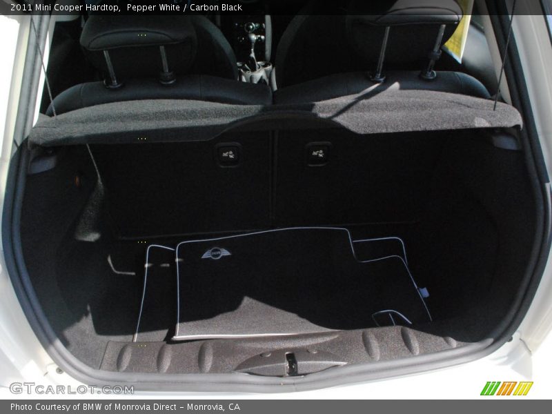 Pepper White / Carbon Black 2011 Mini Cooper Hardtop