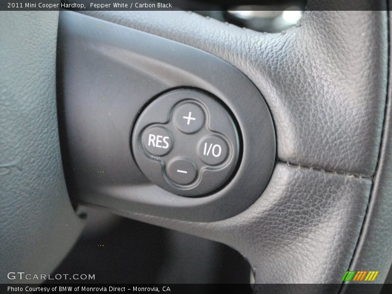 Pepper White / Carbon Black 2011 Mini Cooper Hardtop