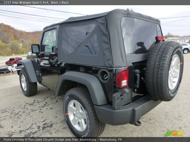 Black / Black 2013 Jeep Wrangler Sport S 4x4