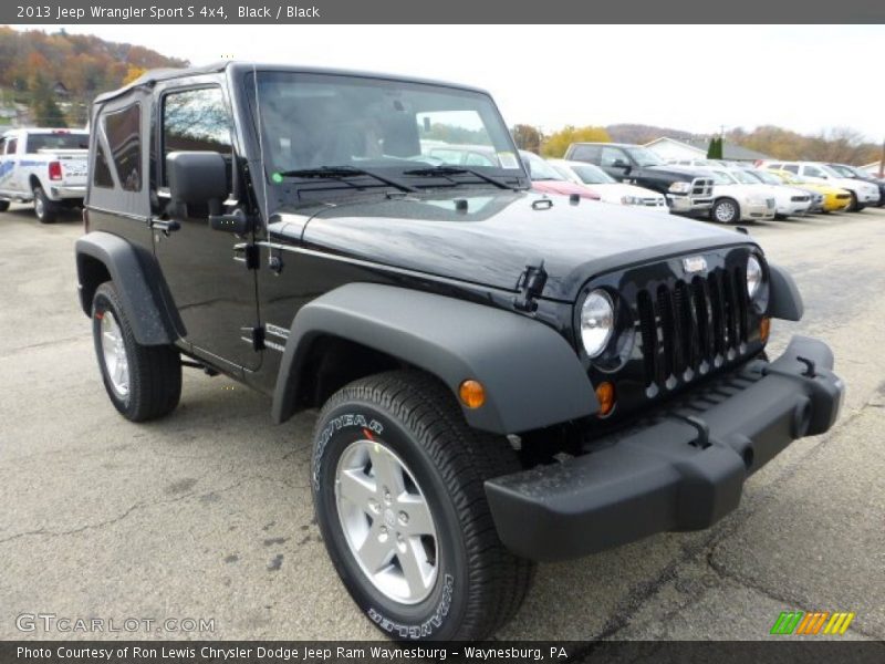 Black / Black 2013 Jeep Wrangler Sport S 4x4