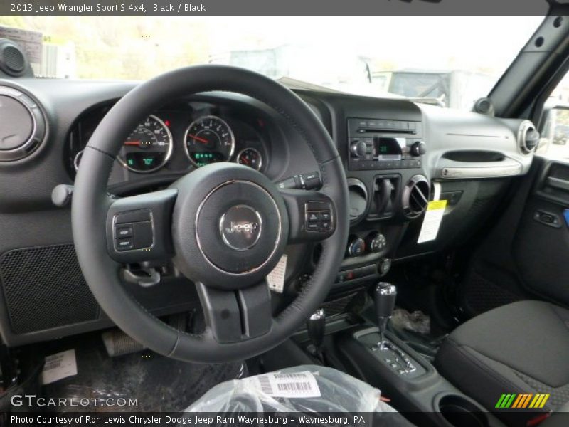 Black / Black 2013 Jeep Wrangler Sport S 4x4