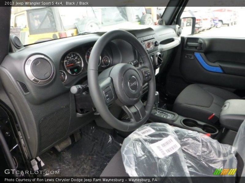 Black / Black 2013 Jeep Wrangler Sport S 4x4