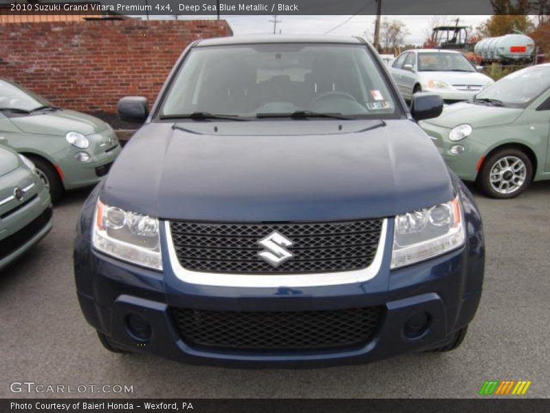 Deep Sea Blue Metallic / Black 2010 Suzuki Grand Vitara Premium 4x4