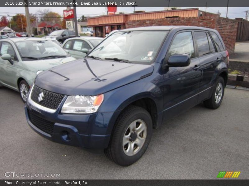 Deep Sea Blue Metallic / Black 2010 Suzuki Grand Vitara Premium 4x4