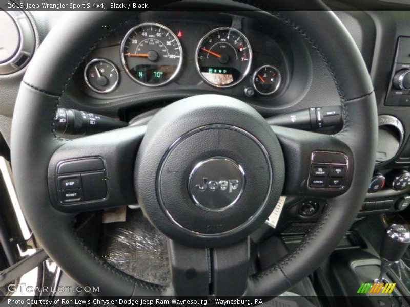 Black / Black 2013 Jeep Wrangler Sport S 4x4