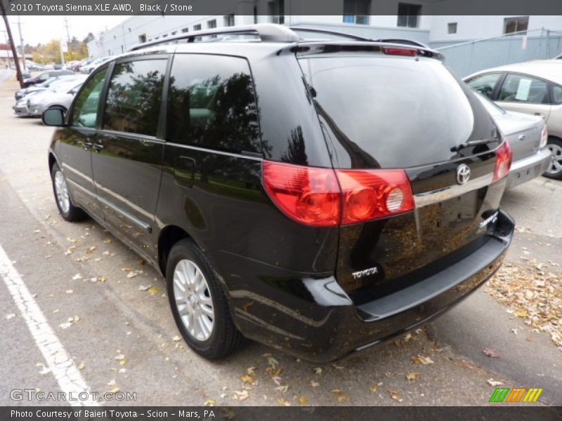 Black / Stone 2010 Toyota Sienna XLE AWD