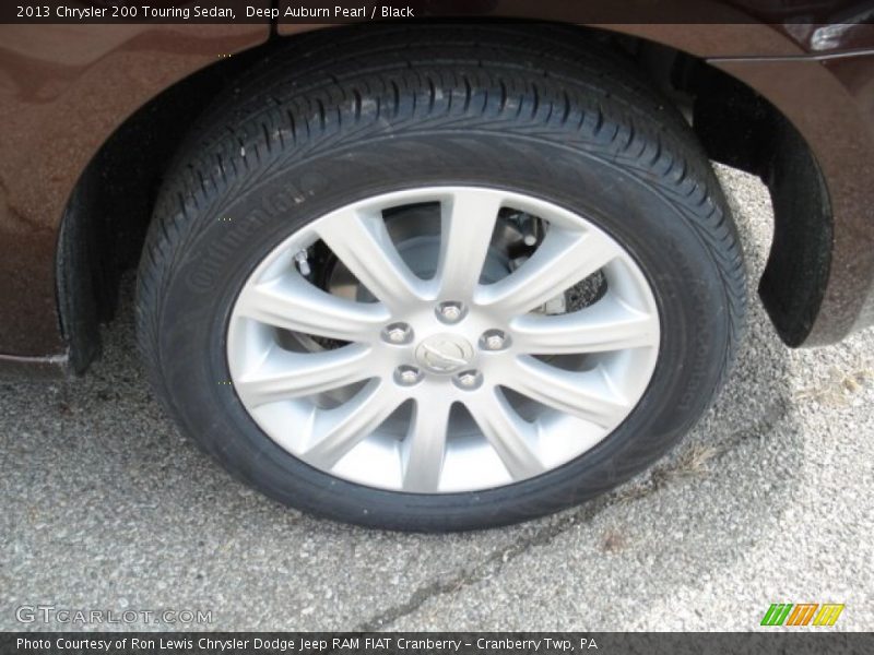 Deep Auburn Pearl / Black 2013 Chrysler 200 Touring Sedan