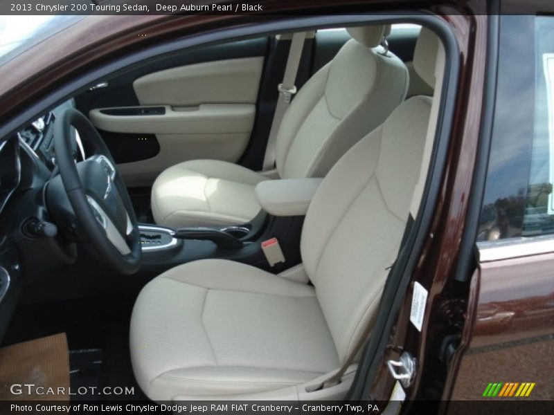 Deep Auburn Pearl / Black 2013 Chrysler 200 Touring Sedan