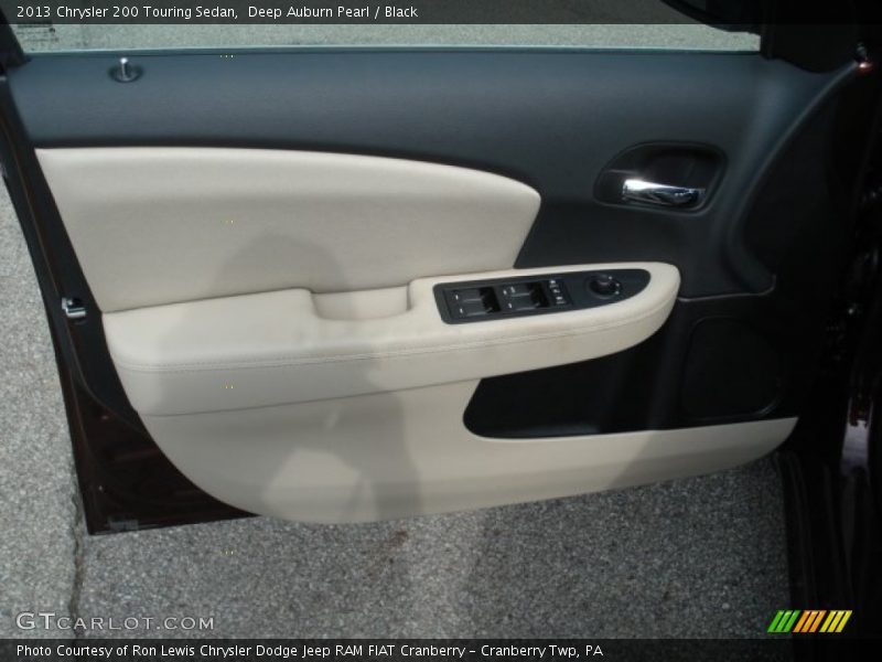 Deep Auburn Pearl / Black 2013 Chrysler 200 Touring Sedan