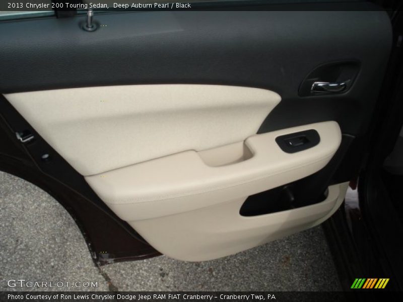 Deep Auburn Pearl / Black 2013 Chrysler 200 Touring Sedan