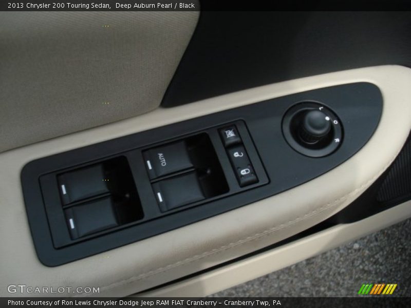 Deep Auburn Pearl / Black 2013 Chrysler 200 Touring Sedan