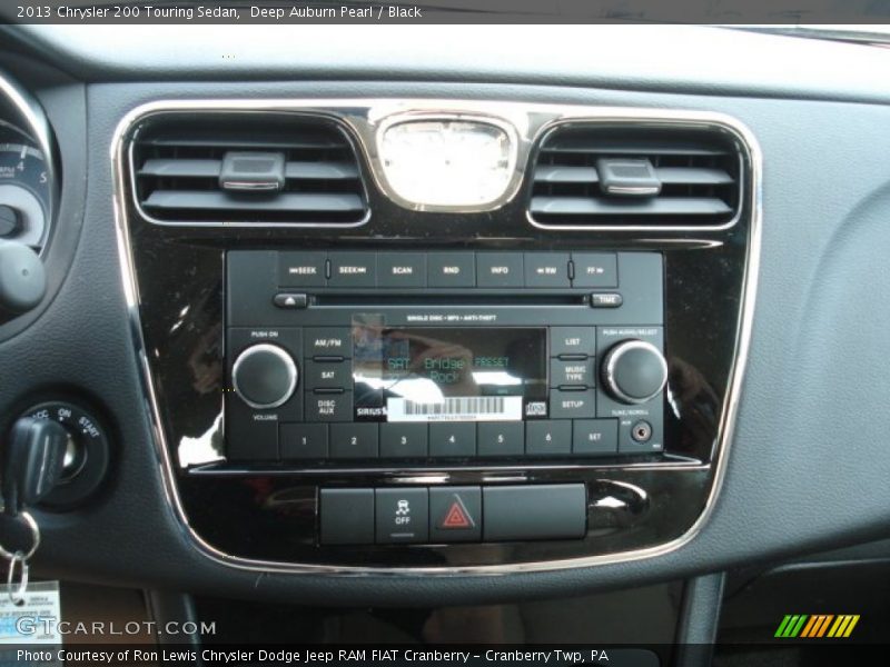 Deep Auburn Pearl / Black 2013 Chrysler 200 Touring Sedan