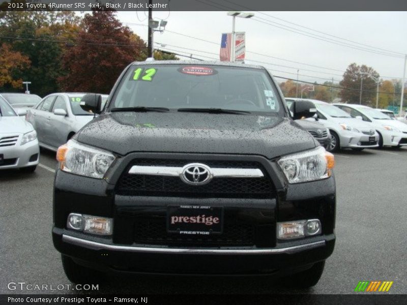 Black / Black Leather 2012 Toyota 4Runner SR5 4x4